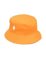 Marcelo Burlon Cappello Da Sole in Cotone Con Logo Ricamato