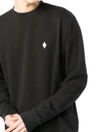 Marcelo Burlon Felpa in Cotone Con Stampa Logo - Image 3