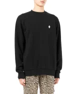 Marcelo Burlon Felpa in Cotone Con Stampa Logo