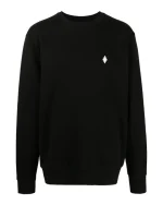 Marcelo Burlon Felpa in Cotone Con Stampa Logo - Image 5