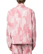 Marcelo Burlon Giacca Camicia Con Stampa Geometrica - Image 2