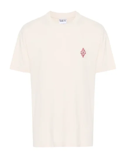 Marcelo Burlon Graffiti Cross-Embroidery Cotton T-Shirt