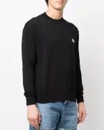 Marcelo Burlon Maglione Con Logo Ricamato
