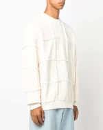 Marcelo Burlon Maglione Girocollo Con Cuciture Dettagliate