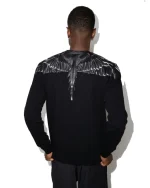 Marcelo Burlon Maglione Girocollo Con Stampa Ali - Image 3