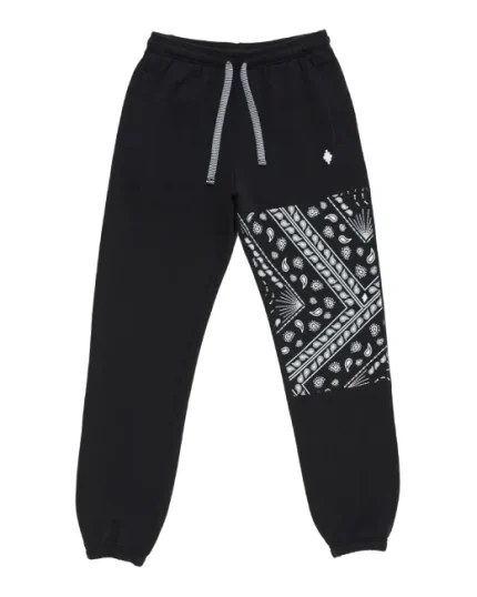 Marcelo Burlon Bandana-Print Panelled Cotton Track Pants
