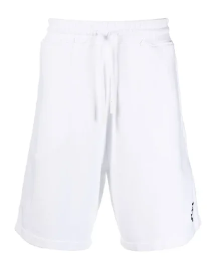 Marcelo Burlon County of Milan Logo-Print Drawstring Bermuda Shorts