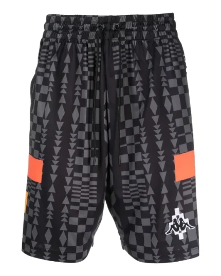 Marcelo Burlon County of Milan X Kappa Logo-Patch Shorts