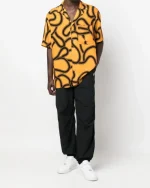 Marcelo Burlon Drawstring-Fastening Waistband Trousers - Image 5