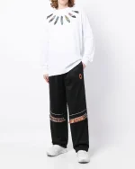 Marcelo Burlon Fringe-Detailing Track Pants - Image 5