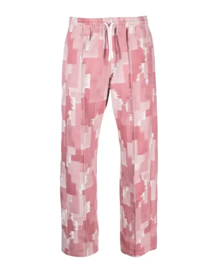 Marcelo Burlon Geometric-Print Wide-Leg Trousers