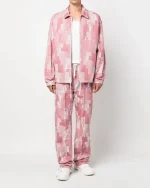 Marcelo Burlon Geometric-Print Wide-Leg Trousers - Image 5