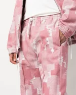 Marcelo Burlon Geometric-Print Wide-Leg Trousers - Image 4