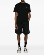 Marcelo Burlon Graffiti Cross Bermuda Shorts - Image 5