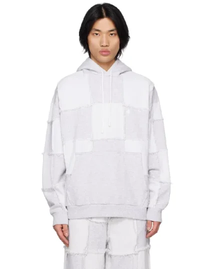 Marcelo Burlon Gray Cross Inside Out Hoodie
